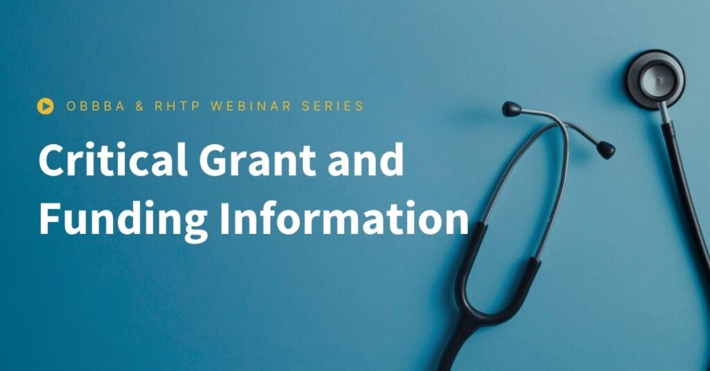 Critical Grant Funding Information