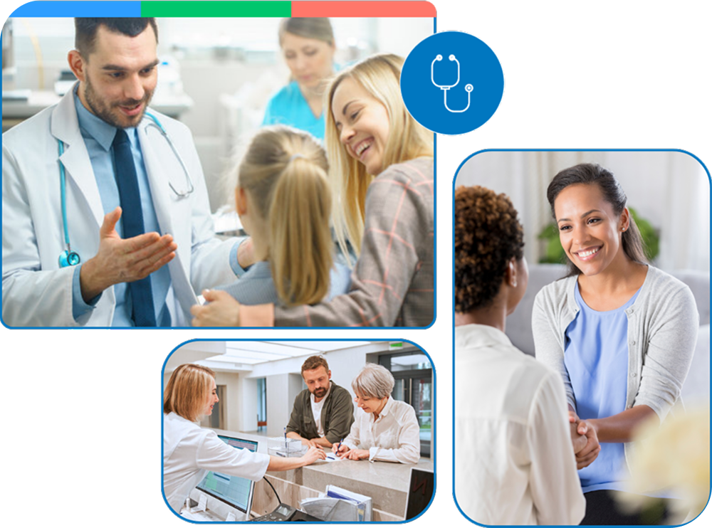 pediatrician-collage Pediatrician Doctors and Patients